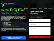 Tablet Screenshot of better-living-clinic.com